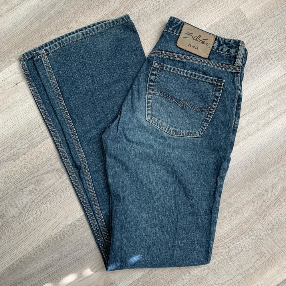 Silver Flare Jeans 29 Long